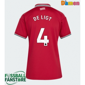 Manchester United Matthijs de Ligt #4 Replik Heimtrikot Damen 2026-27 Kurzarm